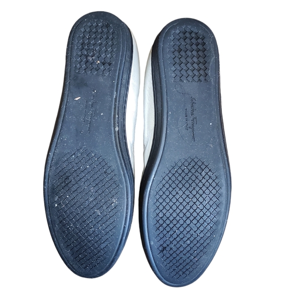 SALVATORE FERRAGAMO Savina Women's Ballet Flats White Lamb Size 10 C - Picture 7 of 8